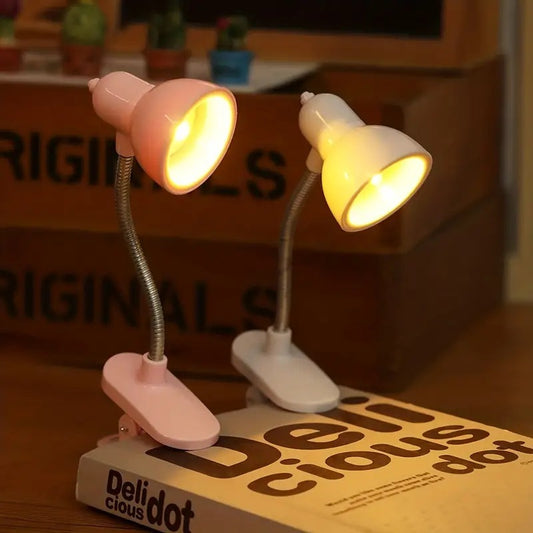 Portable LED Reading Lamp with Clip | Flexible Book Light